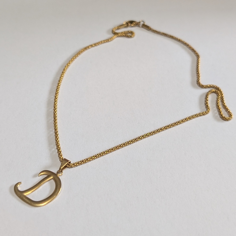 Elegant Gold Initial Necklace